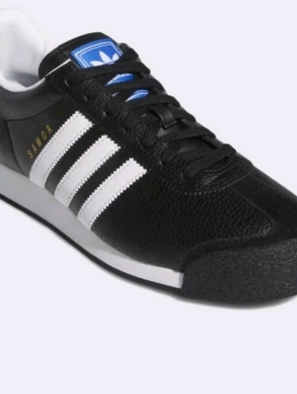 NWT-Adidas Black & White Samoa Shoes Size  6.5 Mens & 7.5 Women's - Picture 5 of 6